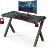 Gaming Embeded Carbon Fiber Y-Shaped Black