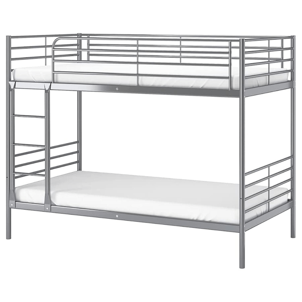 Hesse Bunk Bed With Medicated Mattresses Color (Silver)