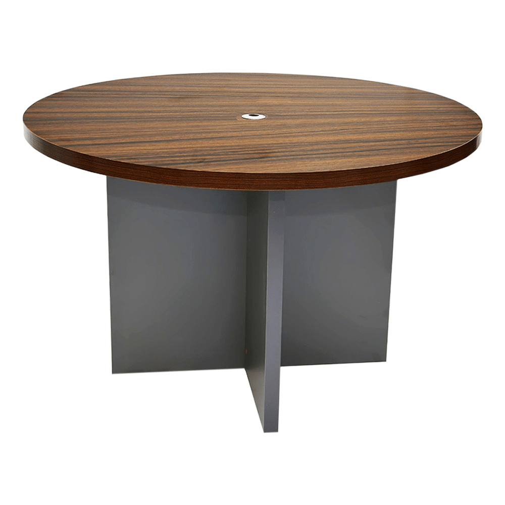 Angelic Round Meeting Table Grey