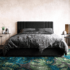Superior Upholstered Linen Bed
