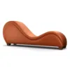 Carmen S-Shape Leather Chaise