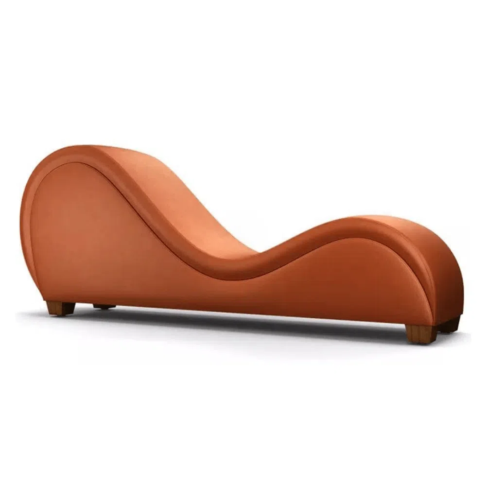 Carmen S-Shape Leather Chaise