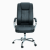 Ventura Office High Back Padded Arms PU Leather Chair Black K-7090B