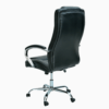 Ventura Office High Back Padded Arms PU Leather Chair Black K-7090B