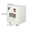 Good Will Safe Box Locker 45KG – Compact Fire-Resistant Security Safe for Home & Office