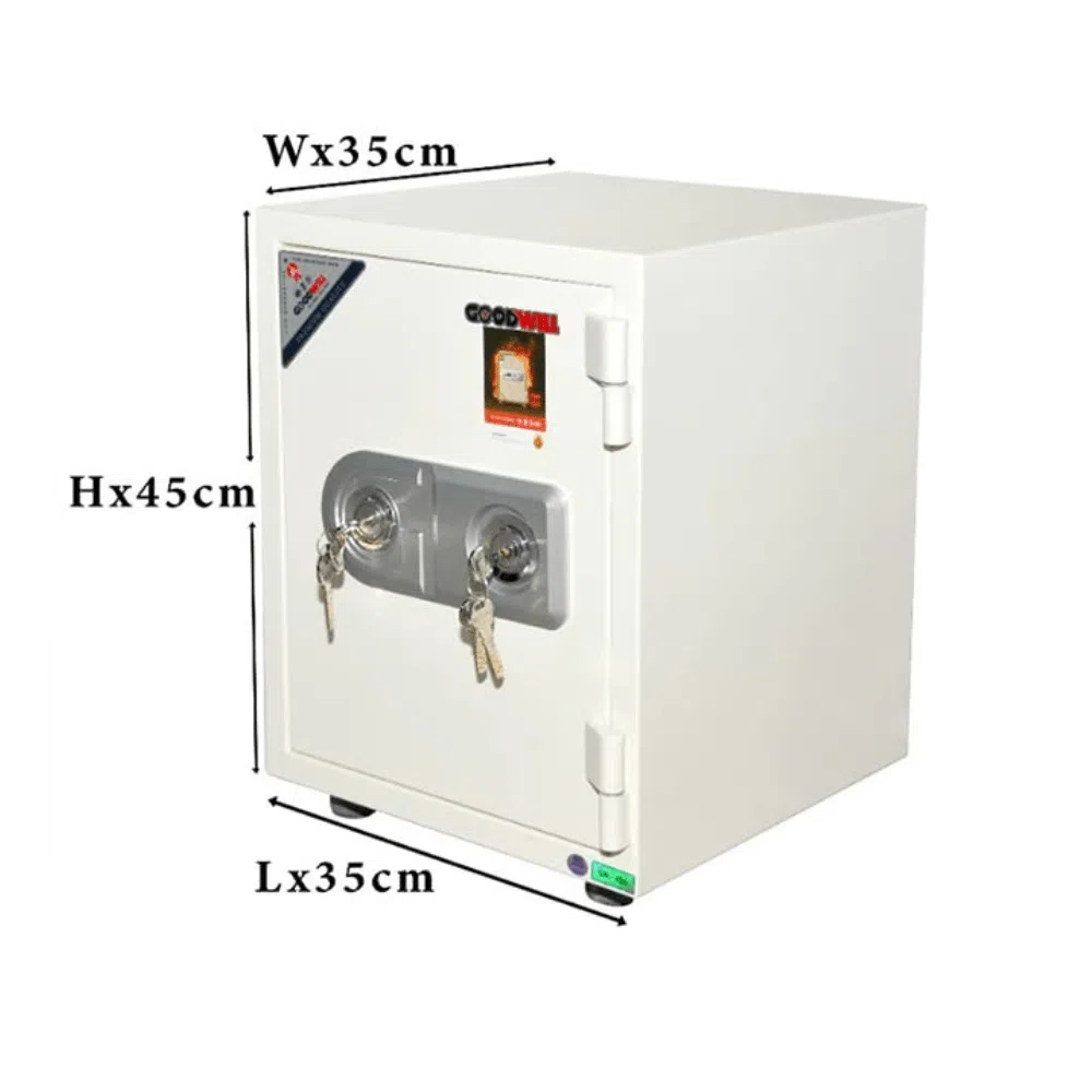 Good Will Safe Box Locker 45KG – Compact Fire-Resistant Security Safe for Home & Office