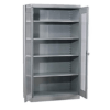 Transparent Two Door Glass and Steel Built Cabinet