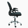 Como Mesh Chair Swivel Black K-1020B