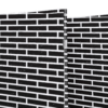 Four Panel Room Divider Black (PF6)