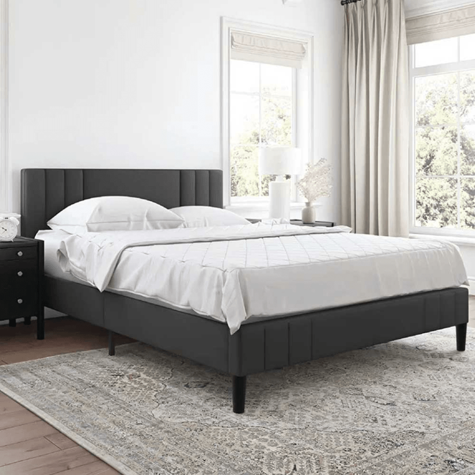 Linen Upholstered Linen bed