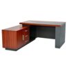 Nasus Office Desk 160 cm Color (Cherry-Grey)