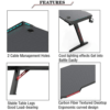 Gaming Embeded Carbon Fiber Y-Shaped Black