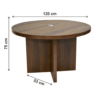 Round Meeting Table Wood Design