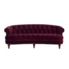 Dint Rolled Arm 2 Seater Velvet Sofa