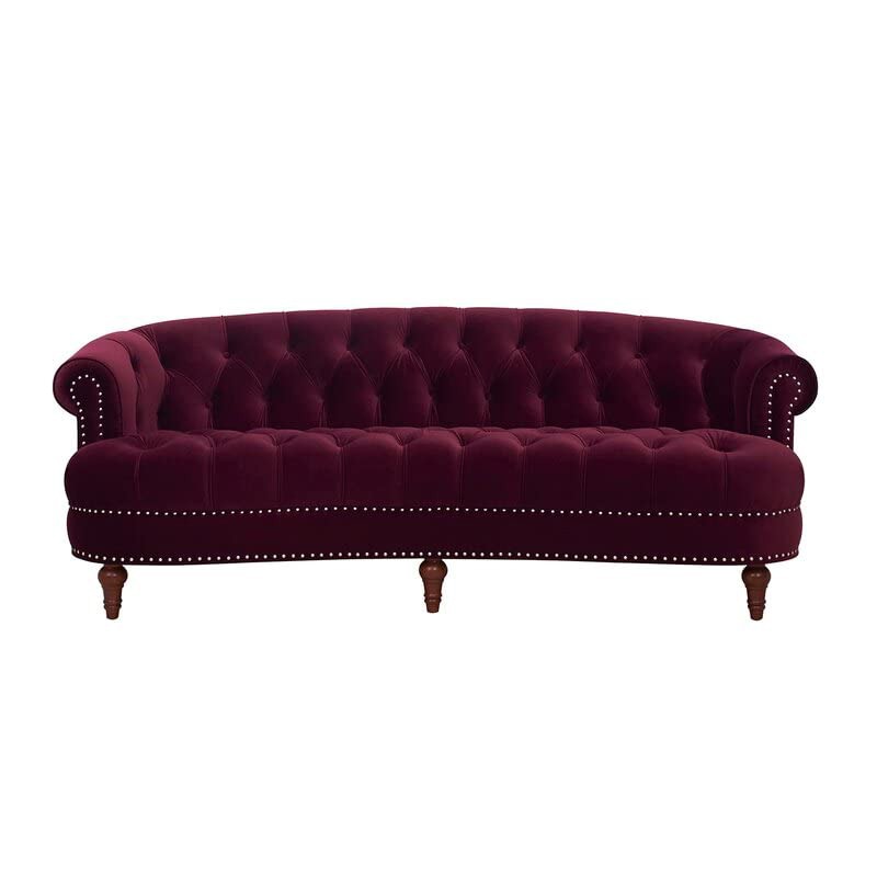 Dint Rolled Arm 2 Seater Velvet Sofa