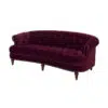 Dint Rolled Arm 2 Seater Velvet Sofa