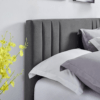 Linen Upholstered Linen bed
