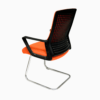 Lavish Visitor Chair Orange K-6211V