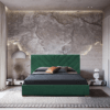 Syla Upholstered Linen Bed