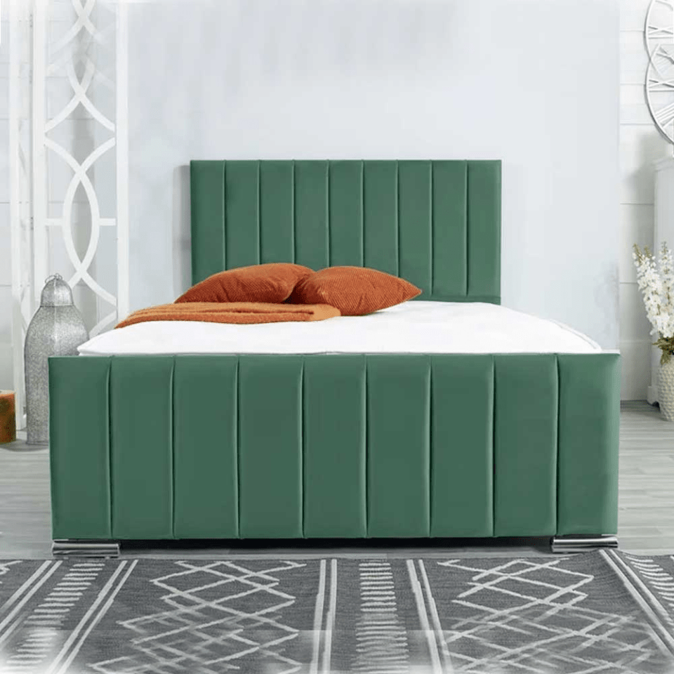 Luna Upholstered Velvet bed