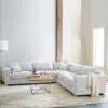 Aliana 5-Seater Linen L-Shape Sofa
