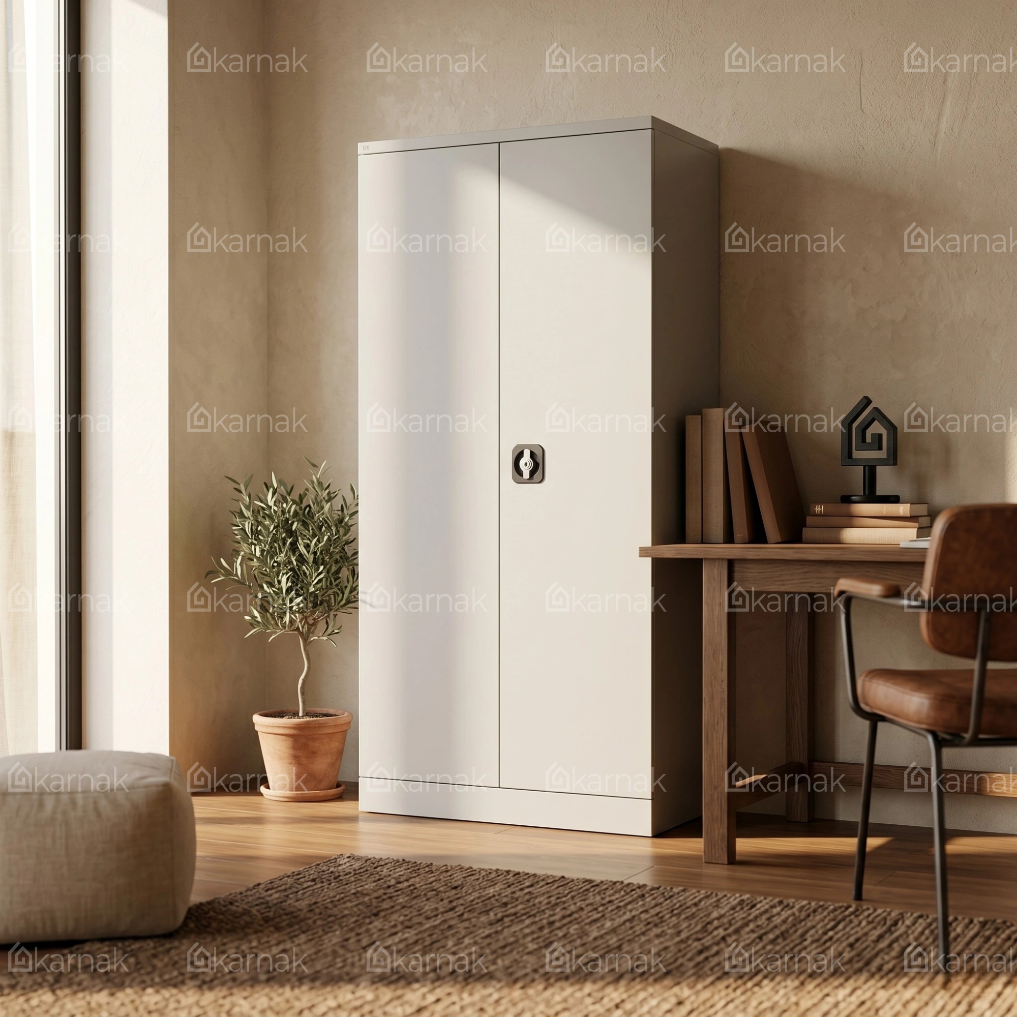 Chasidi 2 Door Metal Filing Cabinet