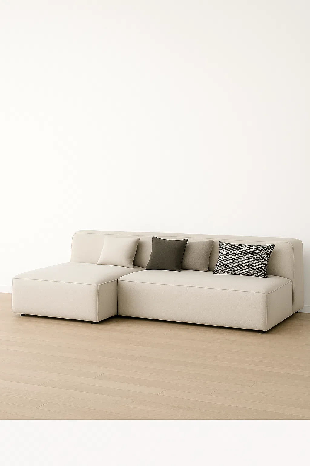 Chelsea Velvet 3 Seater L Shape Sofa