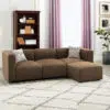 Coby 3-Seater Polyester L-Shape Sofa