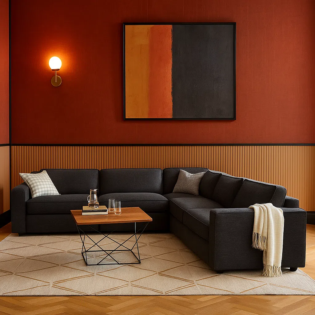 Aliana 5-Seater Linen L-Shape Sofa