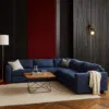 Aliana 5-Seater Linen L-Shape Sofa