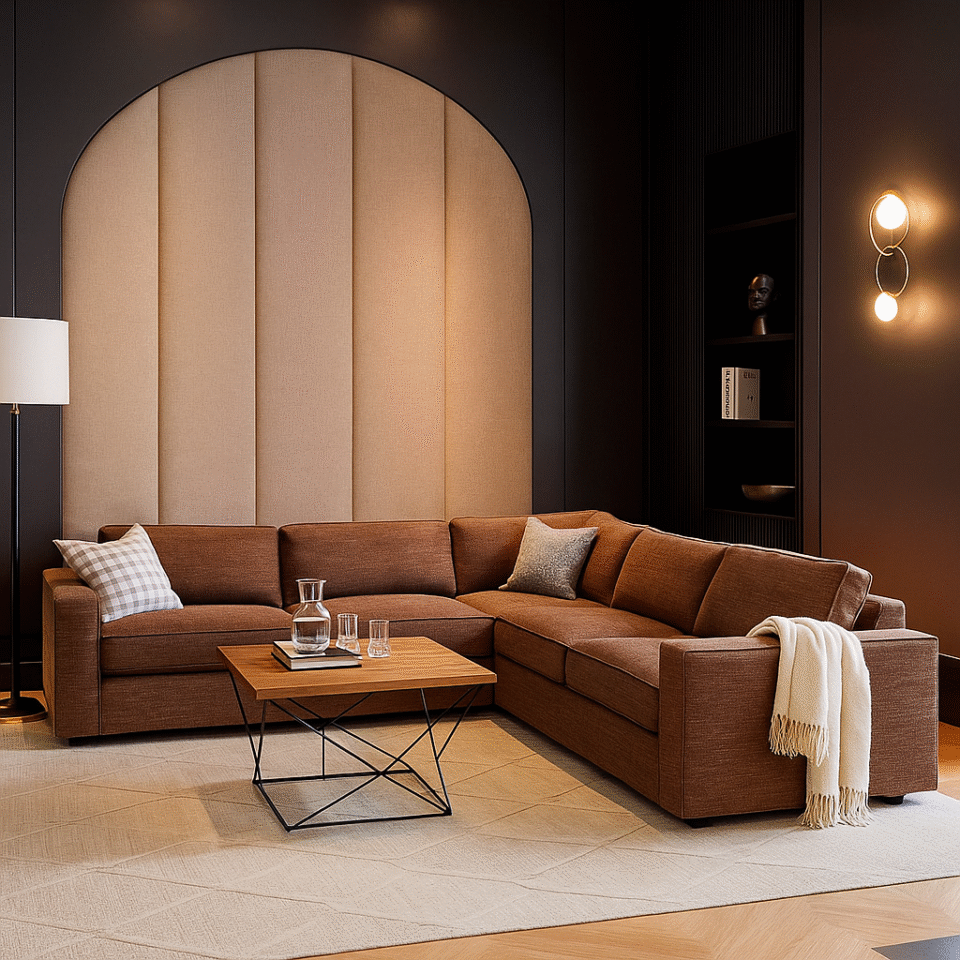 Aliana 5-Seater Linen L-Shape Sofa…