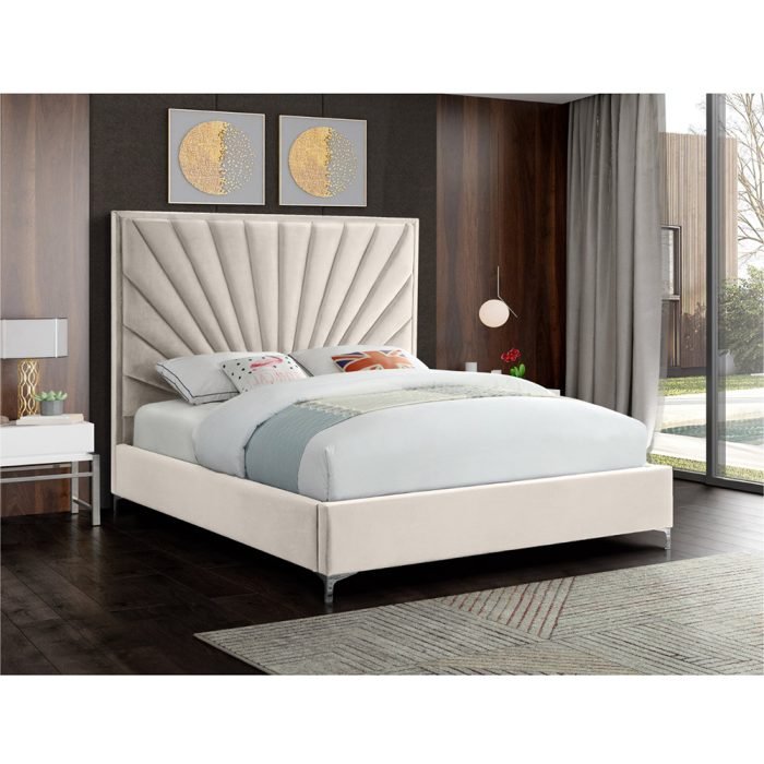 Zinus Upholstered Velvet Bed