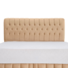 Cyra Button Tufted Velvet Bed