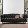 Dint Rolled Arm 2 Seater Velvet Sofa