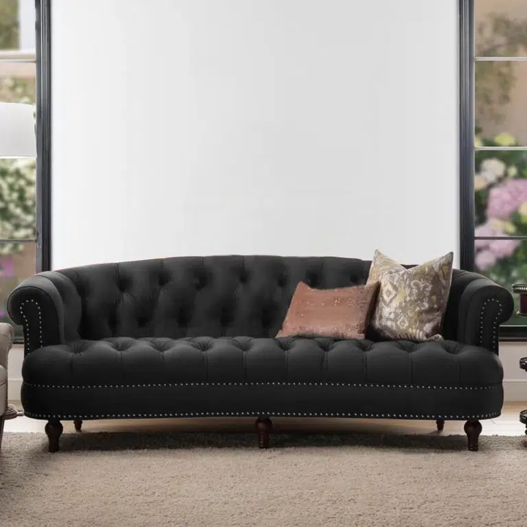 Dint Rolled Arm 2 Seater Velvet Sofa