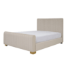 Elegant Upholstered Velvet Bed