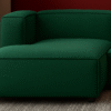 Boneblack 3-Seater Polyester L-Shape Sofa