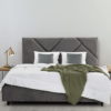 Galaxy Upholstered Velvet Bed