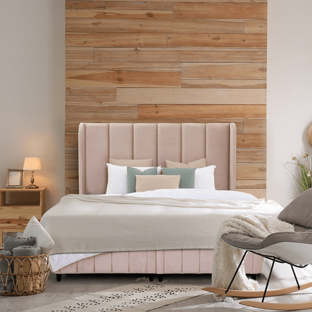 Grace Upholstered Velvet Bed