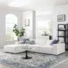 Hampton 3-Seater Polyester L-Shape Sofa