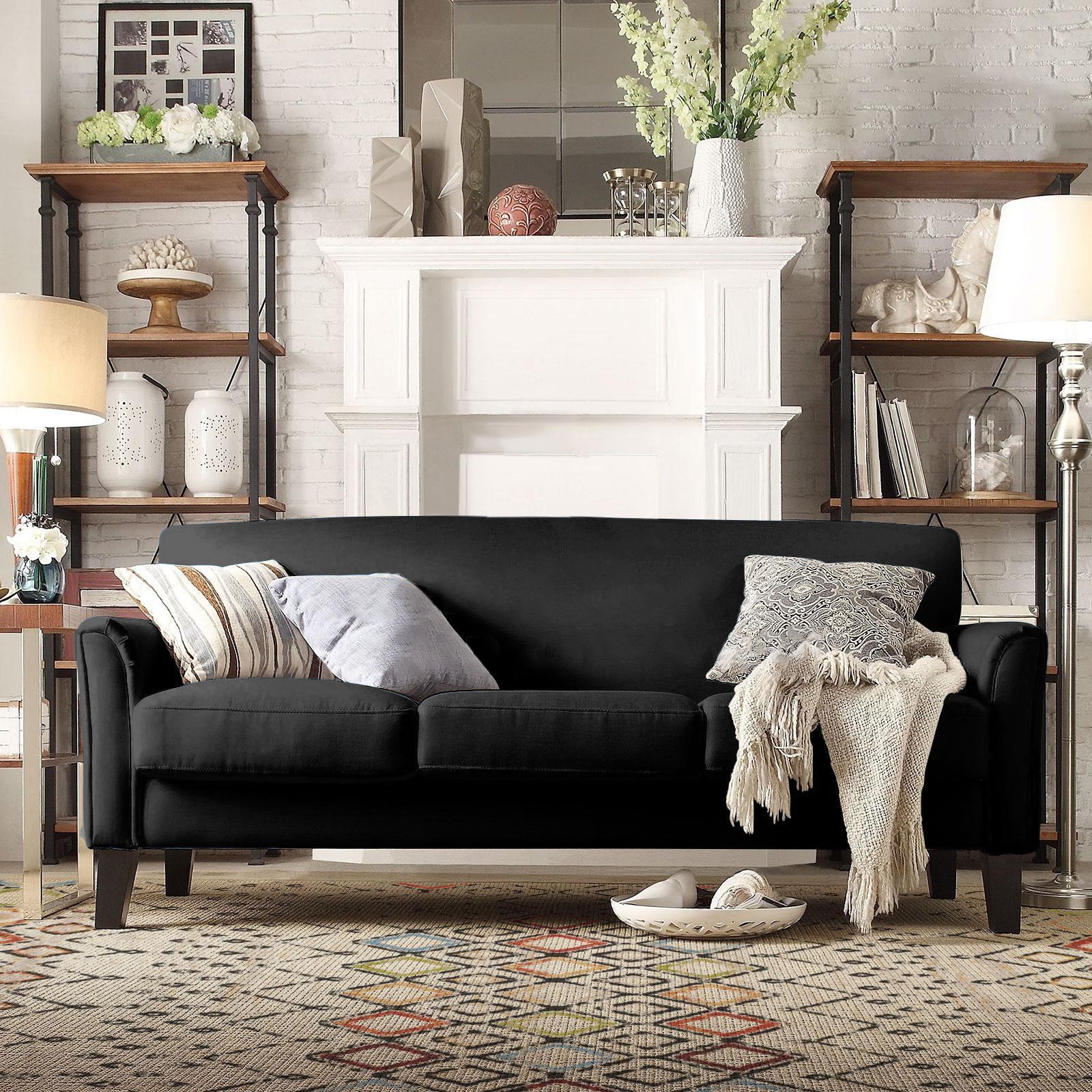 Hellis Classic 3 Seater Polyester Sofa