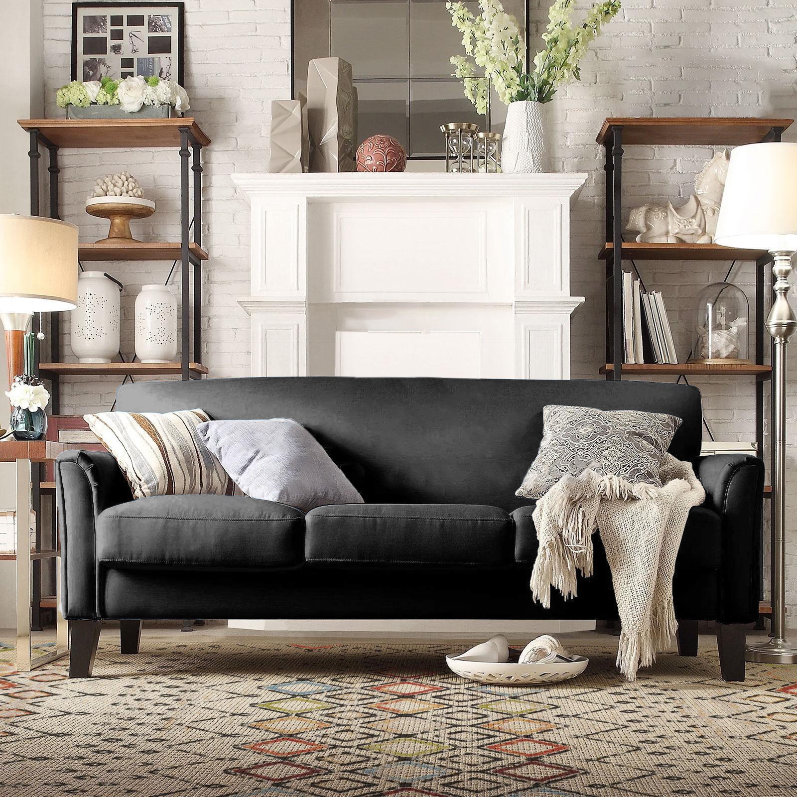 Hellis Classic 3 Seater Polyester Sofa