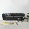 Leondar 3-Seater Velvet Sofa
