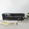 Leondar 3-Seater Velvet Sofa