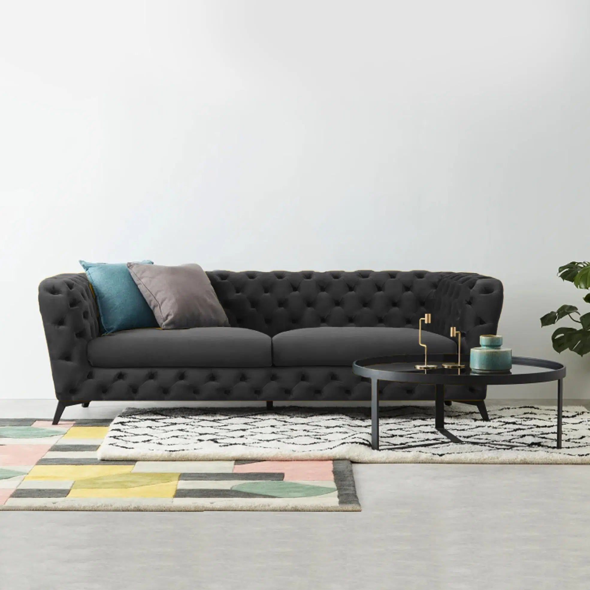 Leondar 3-Seater Velvet Sofa