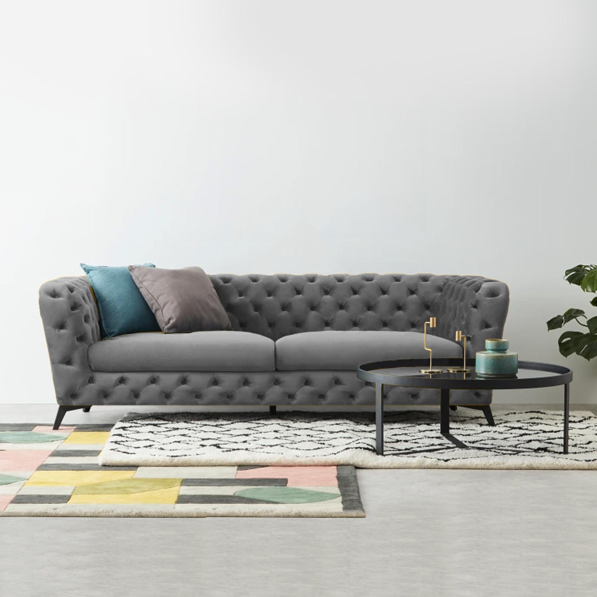 Leondar 3-Seater Velvet Sofa
