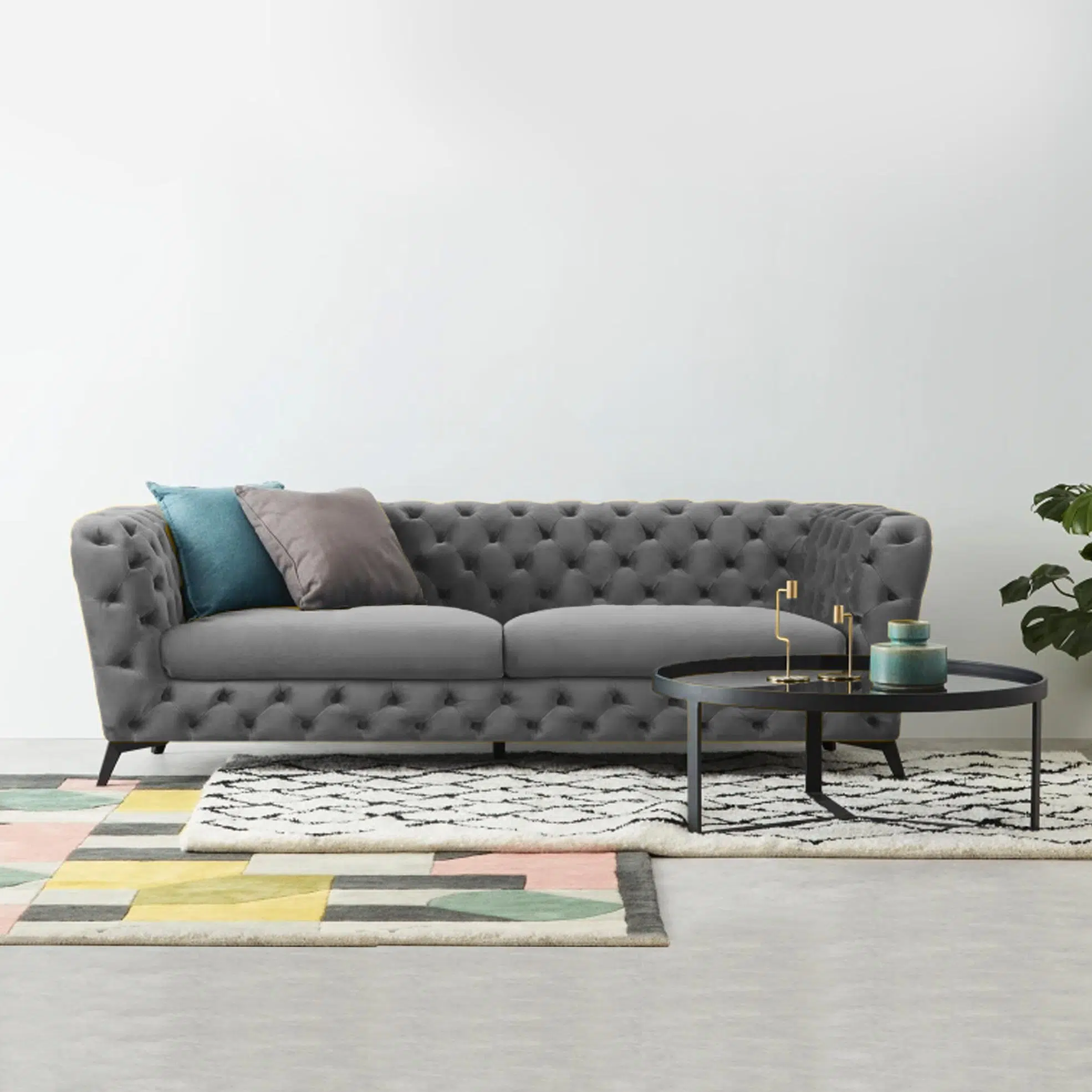 Leondar 3-Seater Velvet Sofa