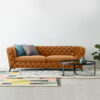 Leondar 3-Seater Velvet Sofa