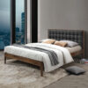 Loffee Platform Velvet Bed