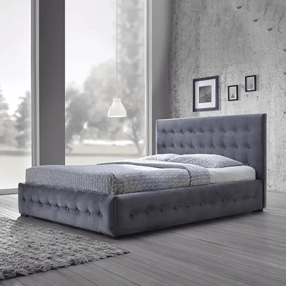 Nixon Tufted Velvet Bed